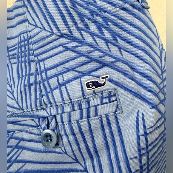 NWT Vineyard Vines blue palm shirts size 16 - Picture 6 of 9